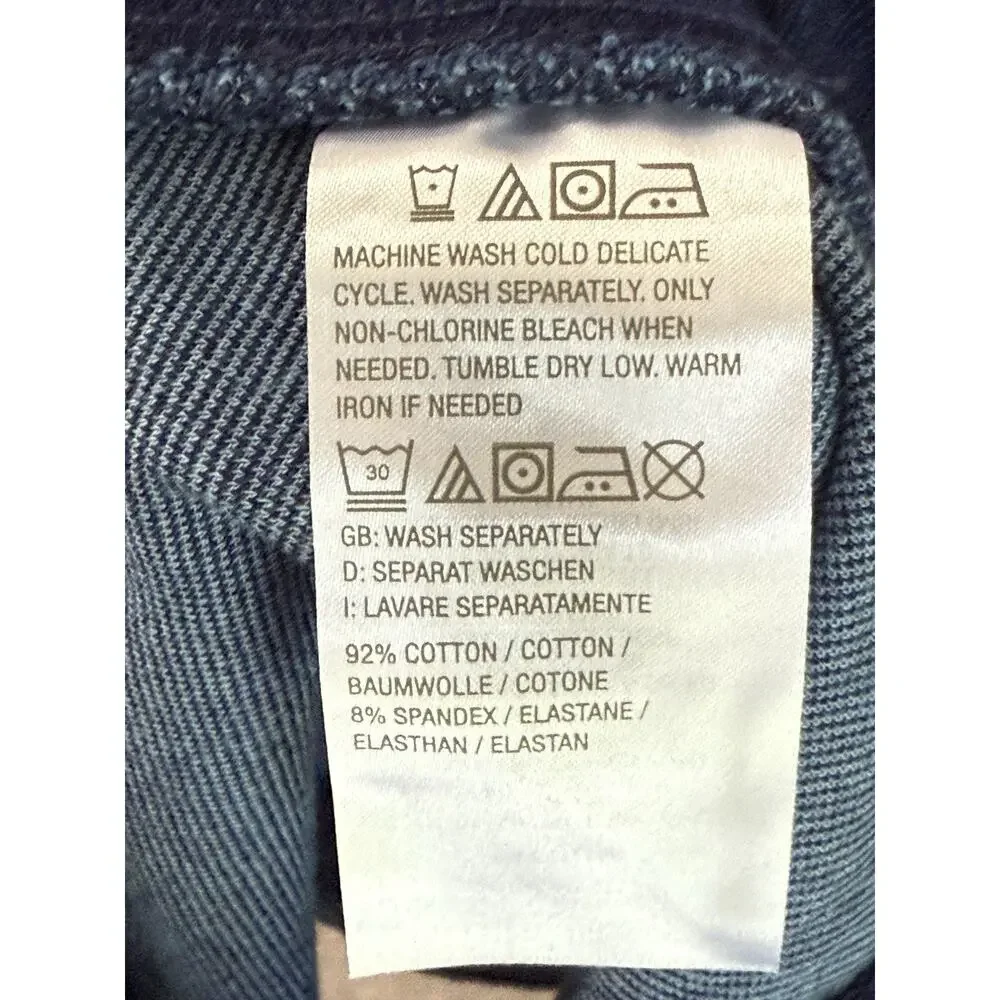 Kim Gravel Belle Women’s Shorts Denim Dark Indigo Size 6 Stretch Comfy - Picture 6 of 7